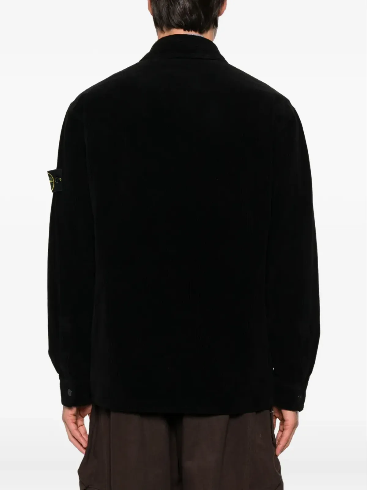 Stone Island ロングスリーブコットンシャツ - Black - 画像4