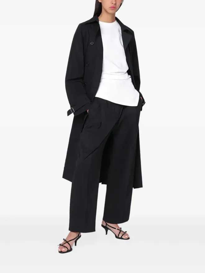 MARK KENLY DOMINO TAN MARK KENLY DOMINO TAN ブラックのダブルブレストコートの商品画像