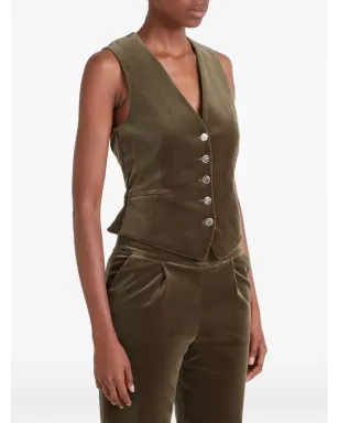Temperley London ベルベットのボタン付きウェストコート - サムネイル3