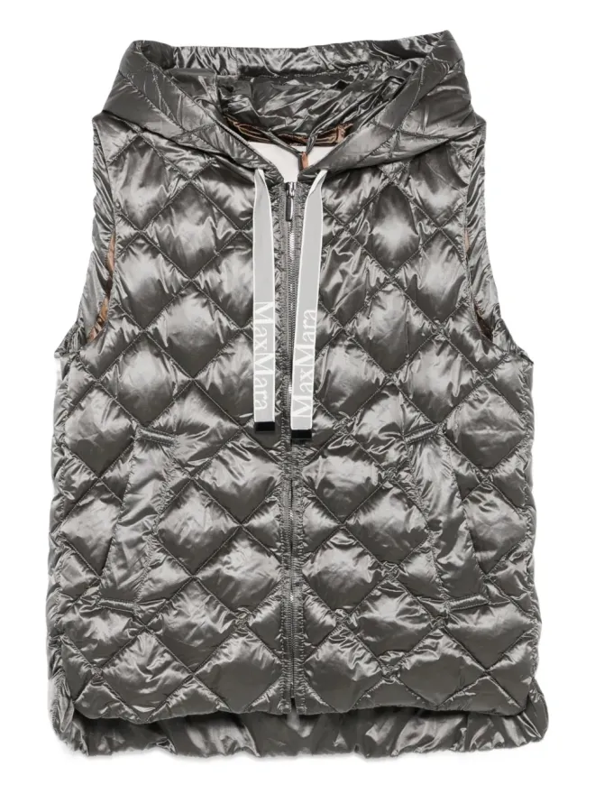 Max Mara Max Mara キルテッド フード付きジレの商品画像