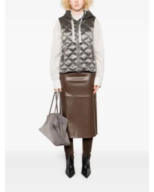 Max Mara キルテッド フード付きジレ - サムネイル2