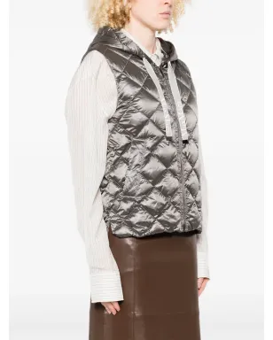 Max Mara キルテッド フード付きジレ - サムネイル3