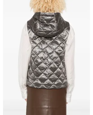 Max Mara キルテッド フード付きジレ - サムネイル4