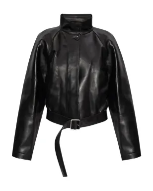 LOEWE ベルト付きナパレザーコート - サムネイル1