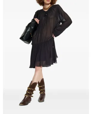 MARANT ÉTOILE ドローストリング ティアードドレス - サムネイル2