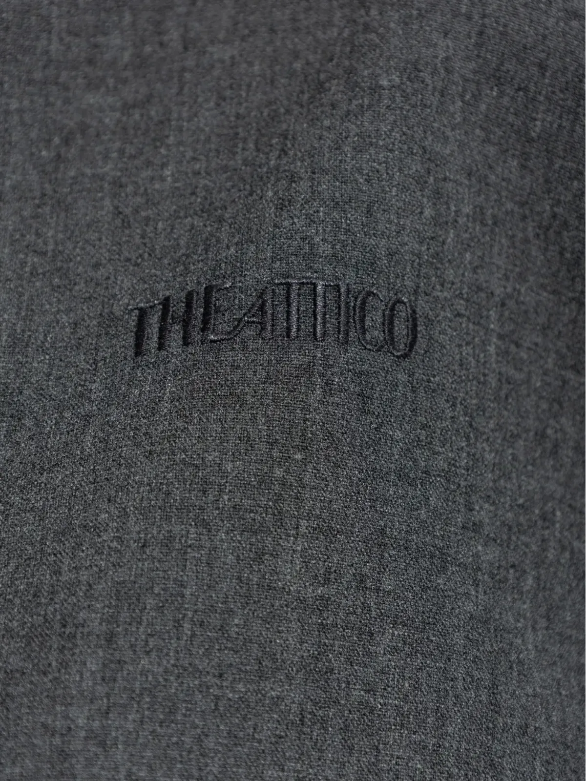 The Attico banded-cuff collared top - Grey - 画像5
