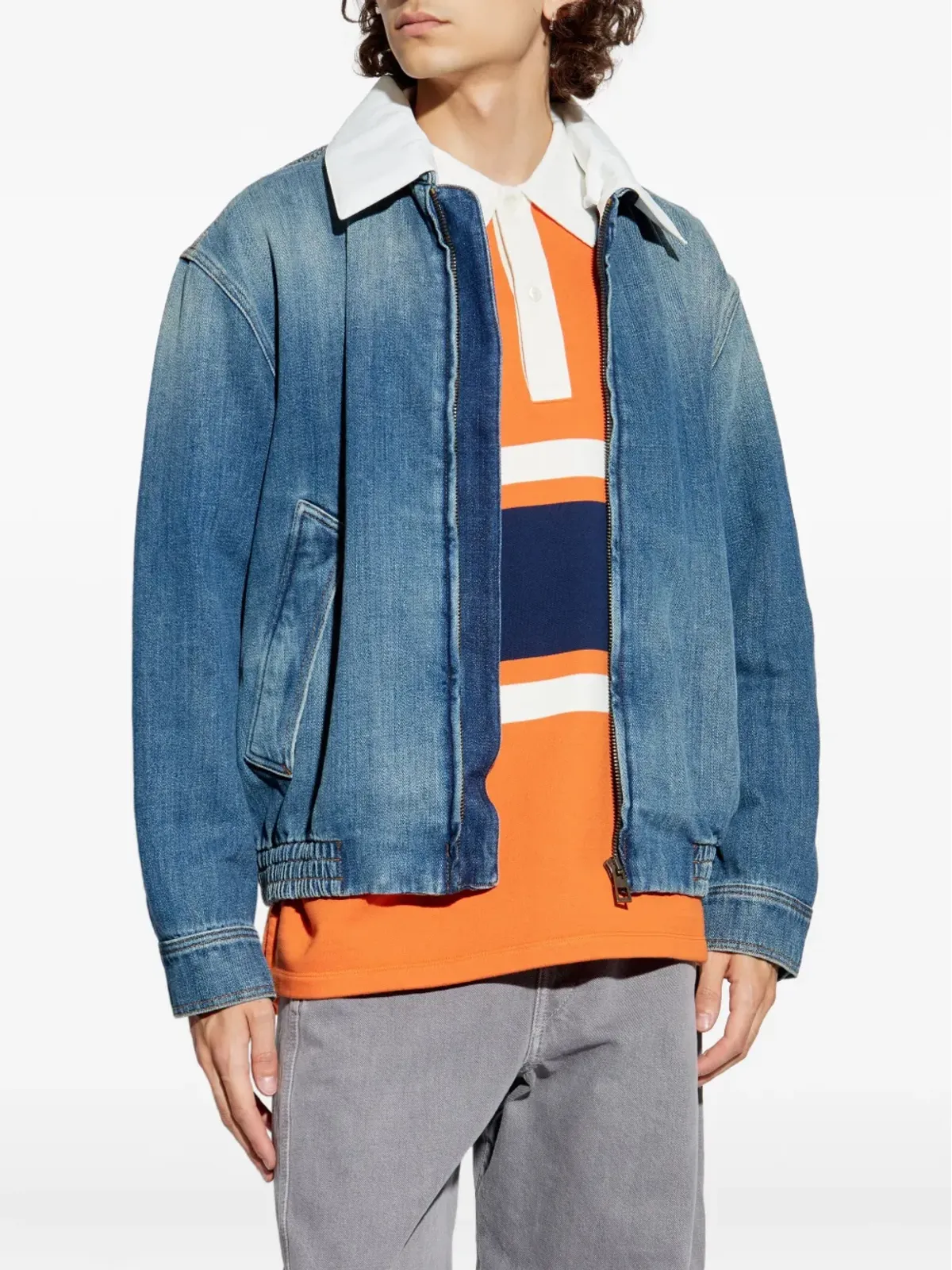 LOEWE コントラストカラー デニムジャケット - 画像3
