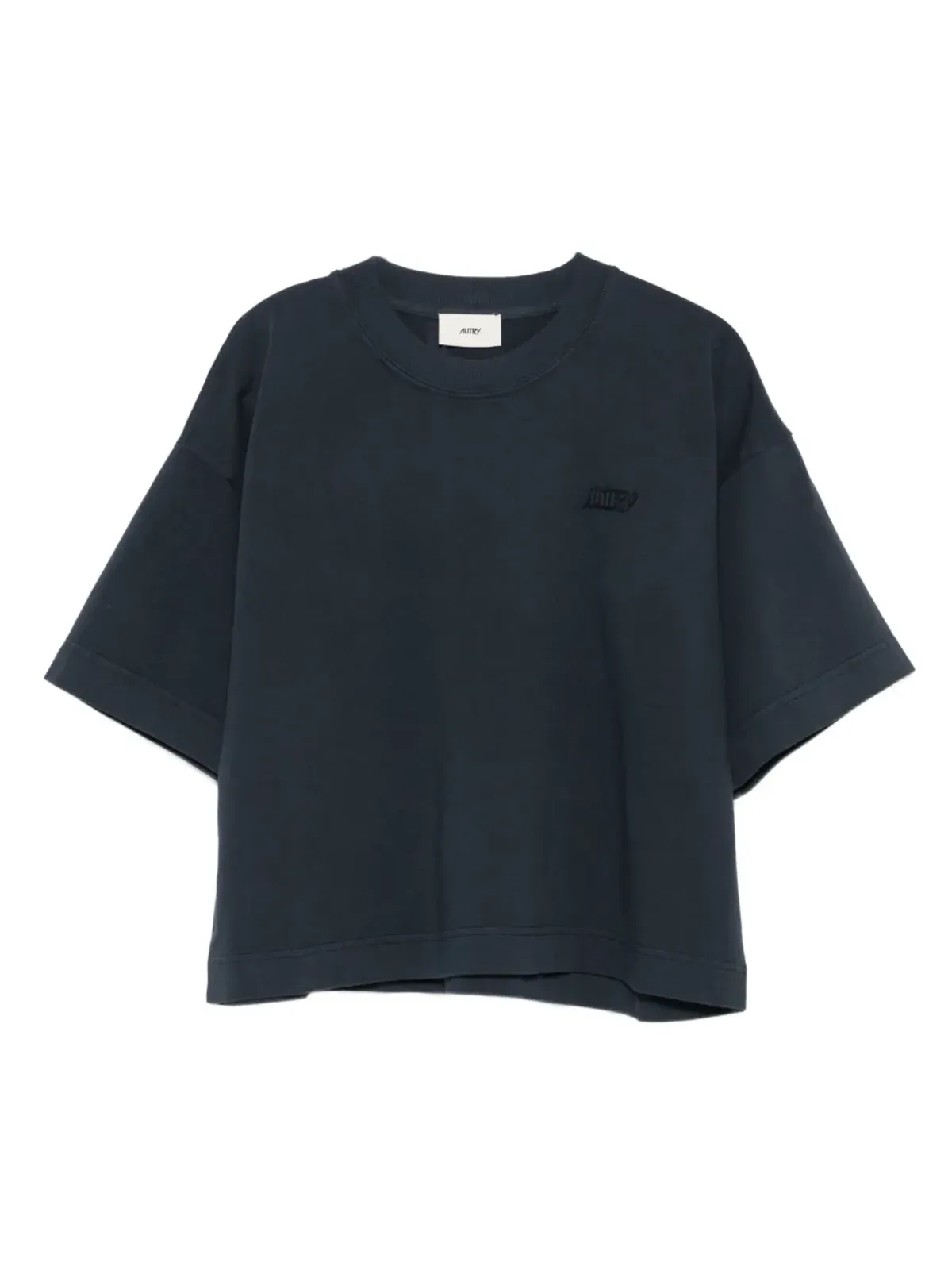 Autry 刺繍ロゴ入り半袖Tシャツ - 画像1