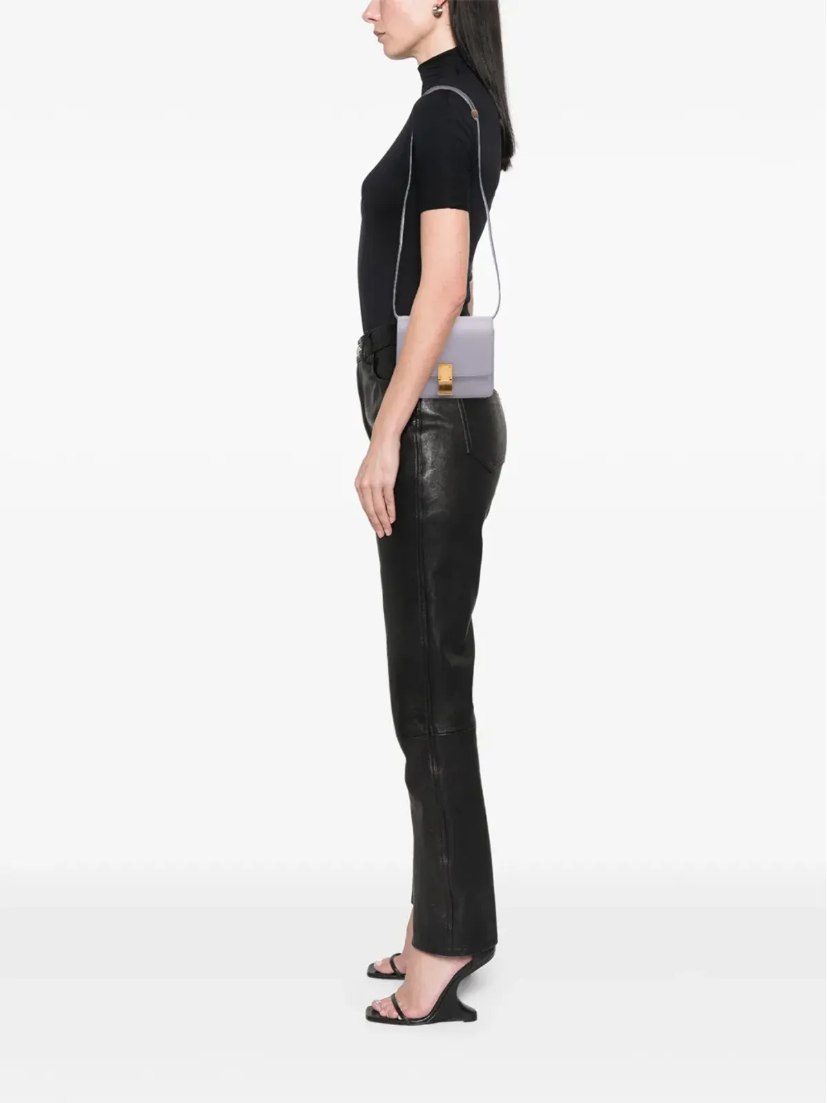 Celine Pre-Owned クラシック ボックス クロスボディバッグ - パープル - 画像2