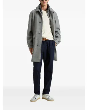 Woolrich ヘリンボーン ポケット付き シングルブレスト コート - サムネイル2