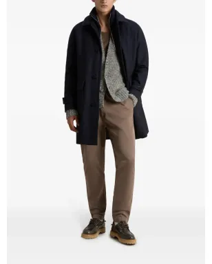 Woolrich ヘリンボーン ウールコート - サムネイル2