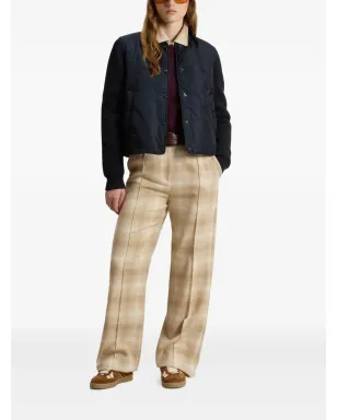 Woolrich ウールリッチ キルテッドニットスリーブ ボンバージャケット - ブルー - サムネイル2