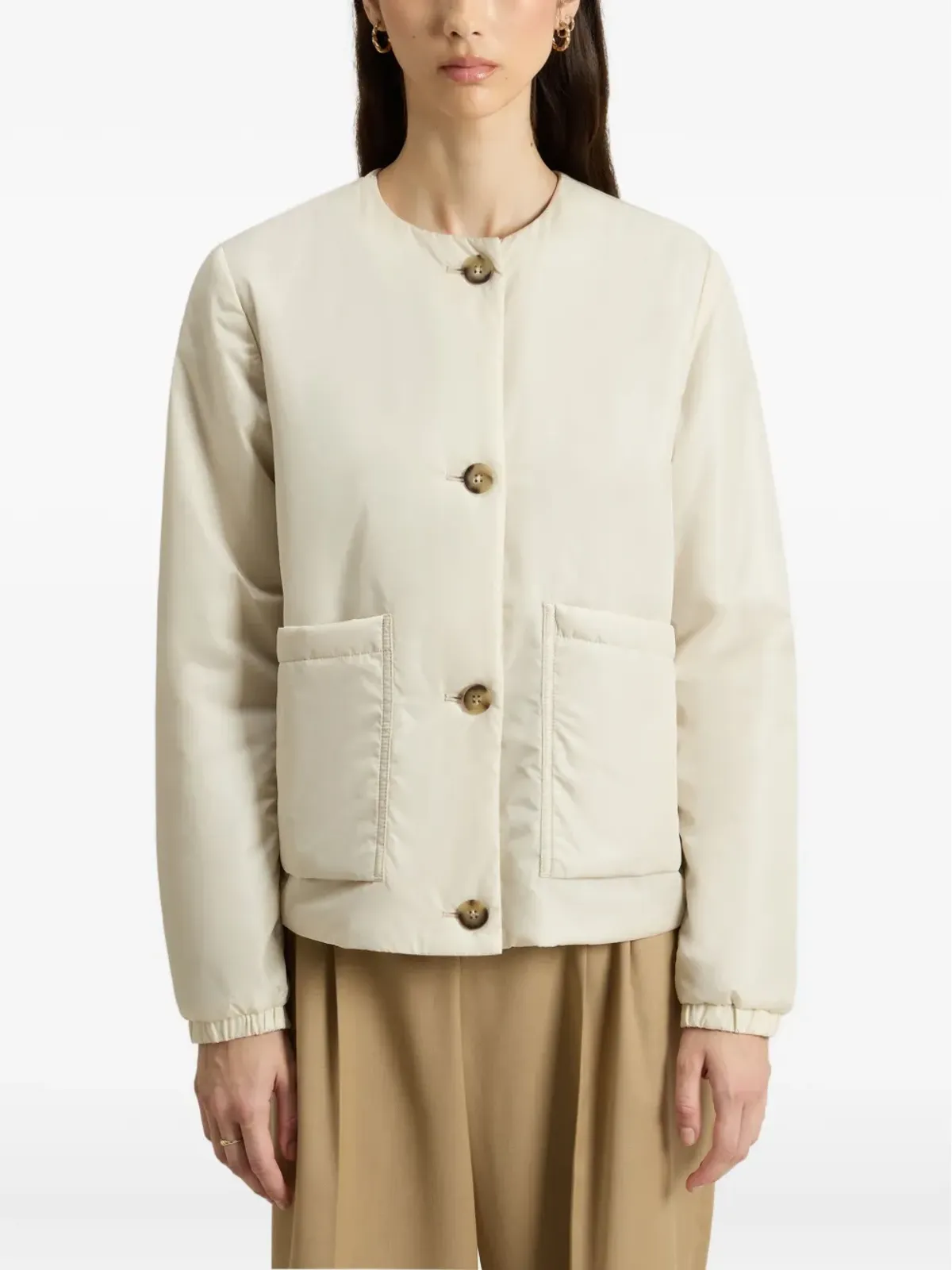 Woolrich パッチポケット付きボタン留めジャケット - 画像3