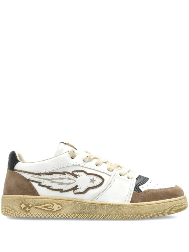 Enterprise Japan Enterprise Japan Egg Rocket embellished leather sneakersの商品画像