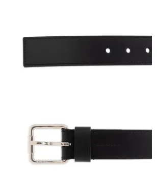 LOEWE レザー スクエアバックルベルト - サムネイル3