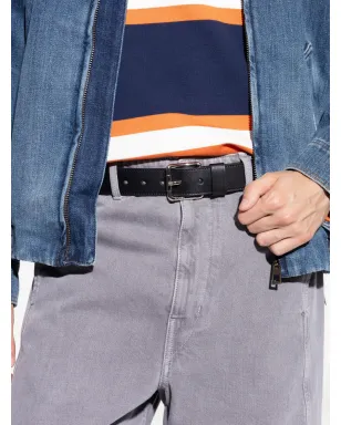 LOEWE レザー スクエアバックルベルト - サムネイル4