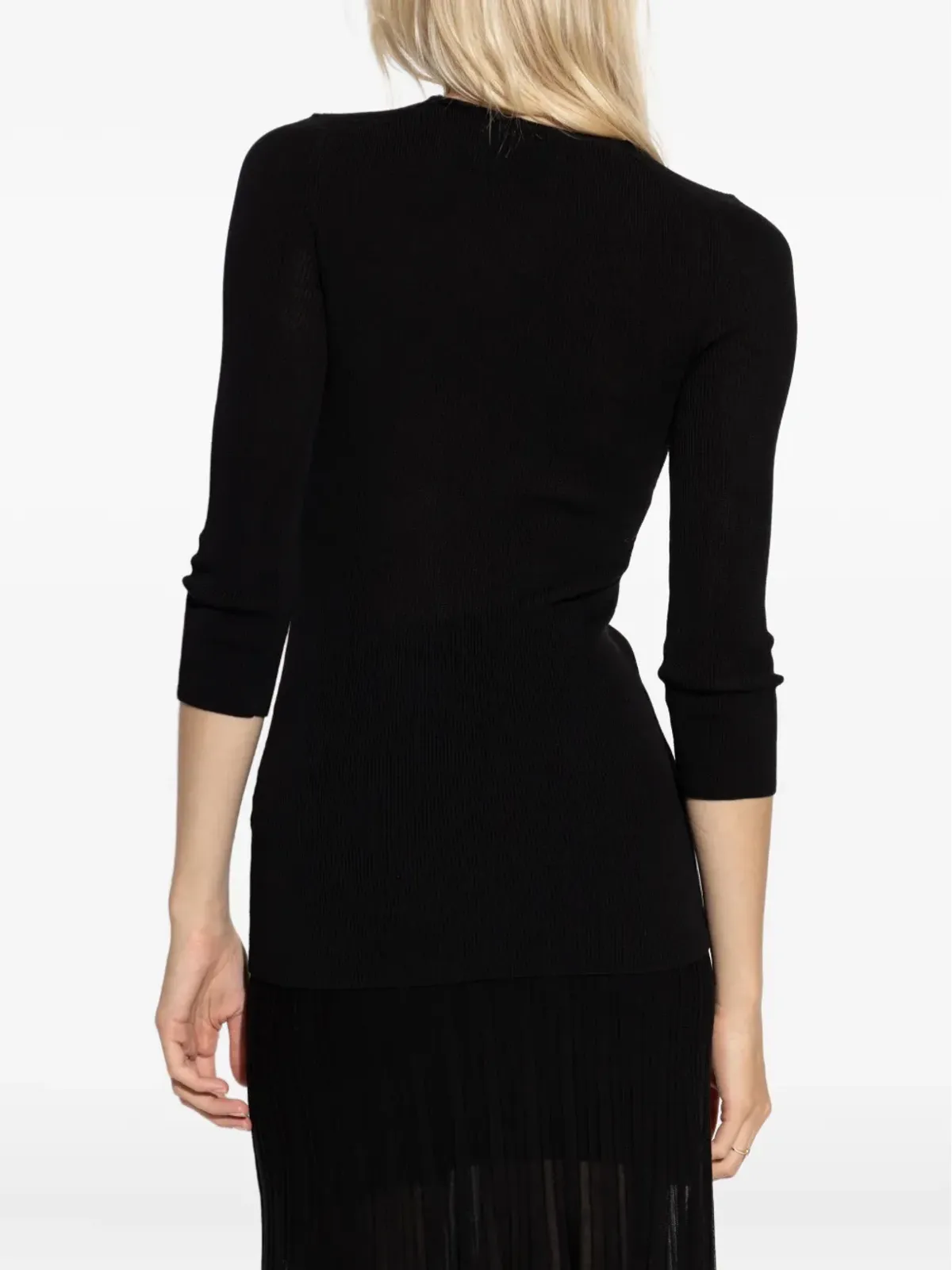ISABEL MARANT リブ編みVネックトップス - 画像4