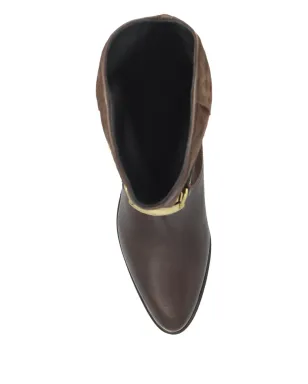 ISABEL MARANT 30mm バックルディテール スエードレザー ブーツ - サムネイル4