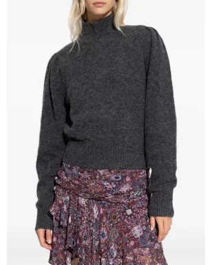 MARANT ÉTOILE 長袖タートルネックセーター（グレー） - サムネイル3