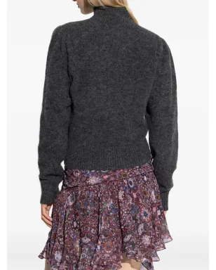 MARANT ÉTOILE 長袖タートルネックセーター（グレー） - サムネイル4