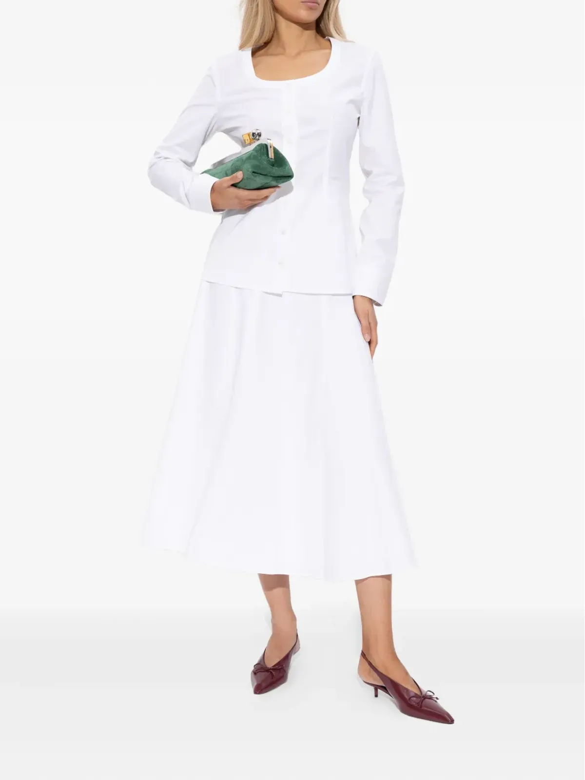Jacquemus Cubisto スリングバック ボウ パンプス - 画像4