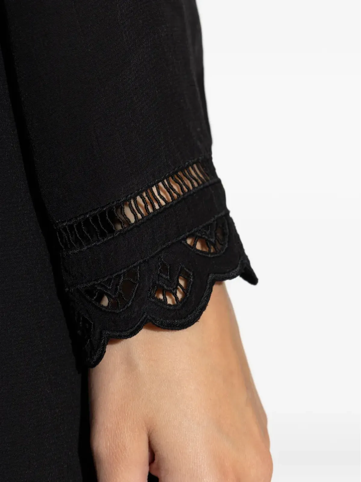 ISABEL MARANT レーストリム ボタンフロント ドレス - 画像4