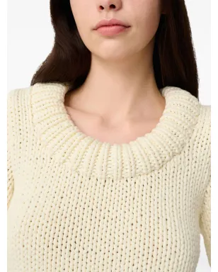 Axel Arigato balloon-sleeve round-neck sweater - White - サムネイル5