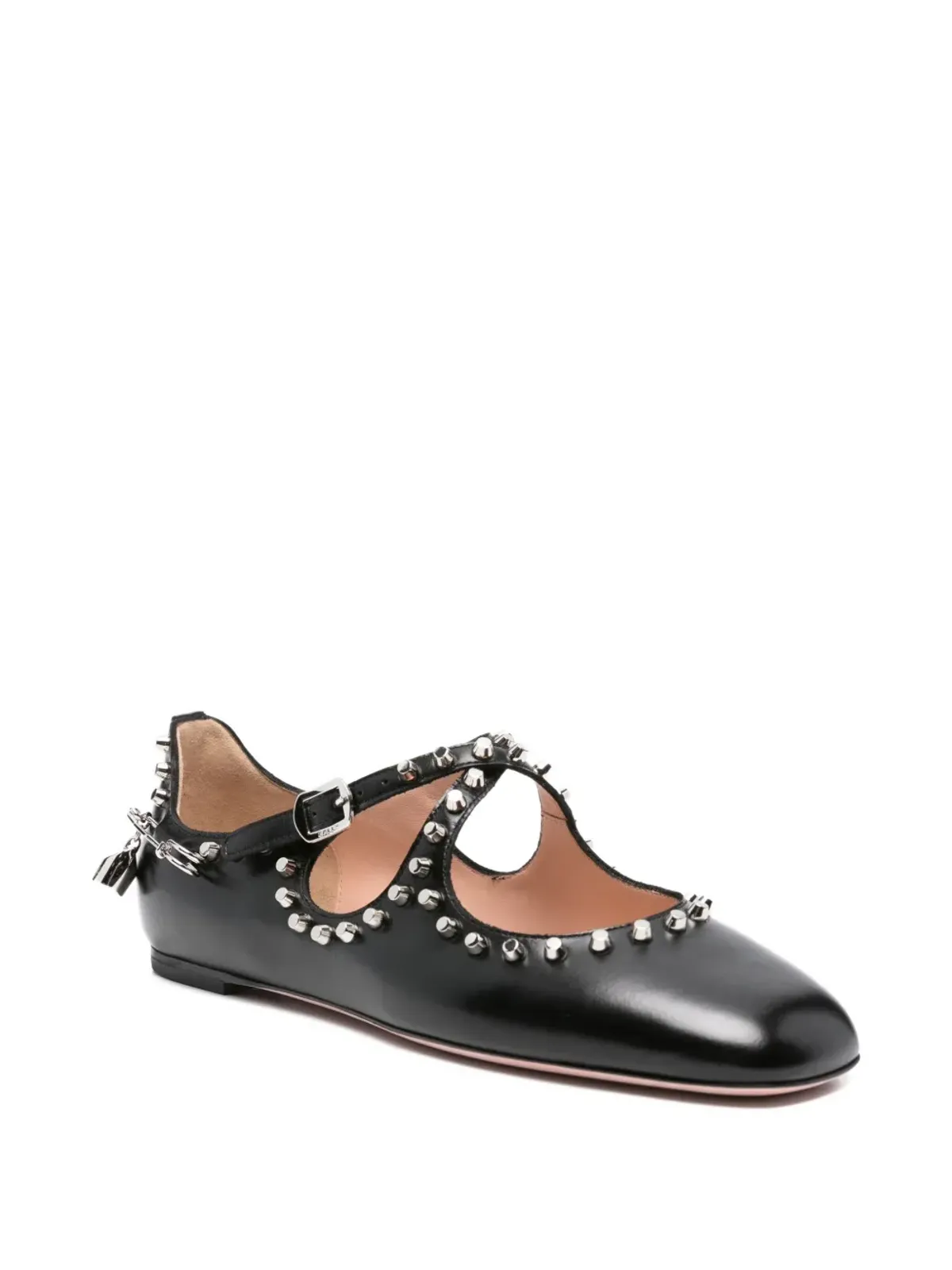 Bally Ballyrina スタッズ付きバックルフラットシューズ - 画像2