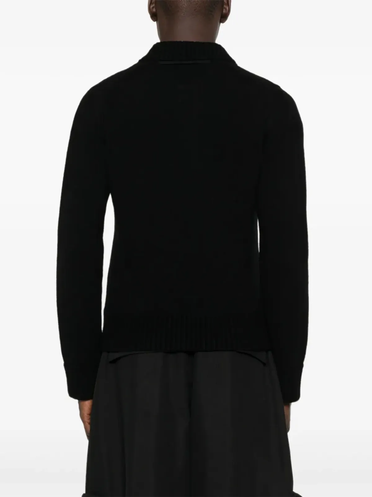 sacai ポロネック ウールセーター - 画像4