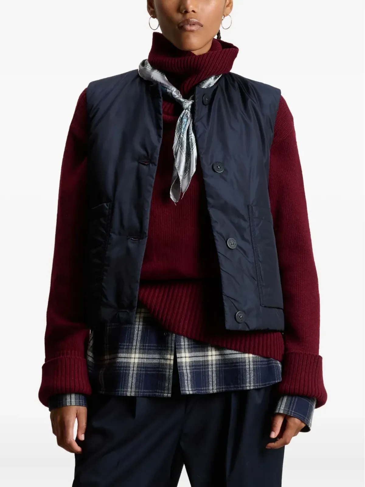 Woolrich ボタン留めジレ - ブルー - 画像4