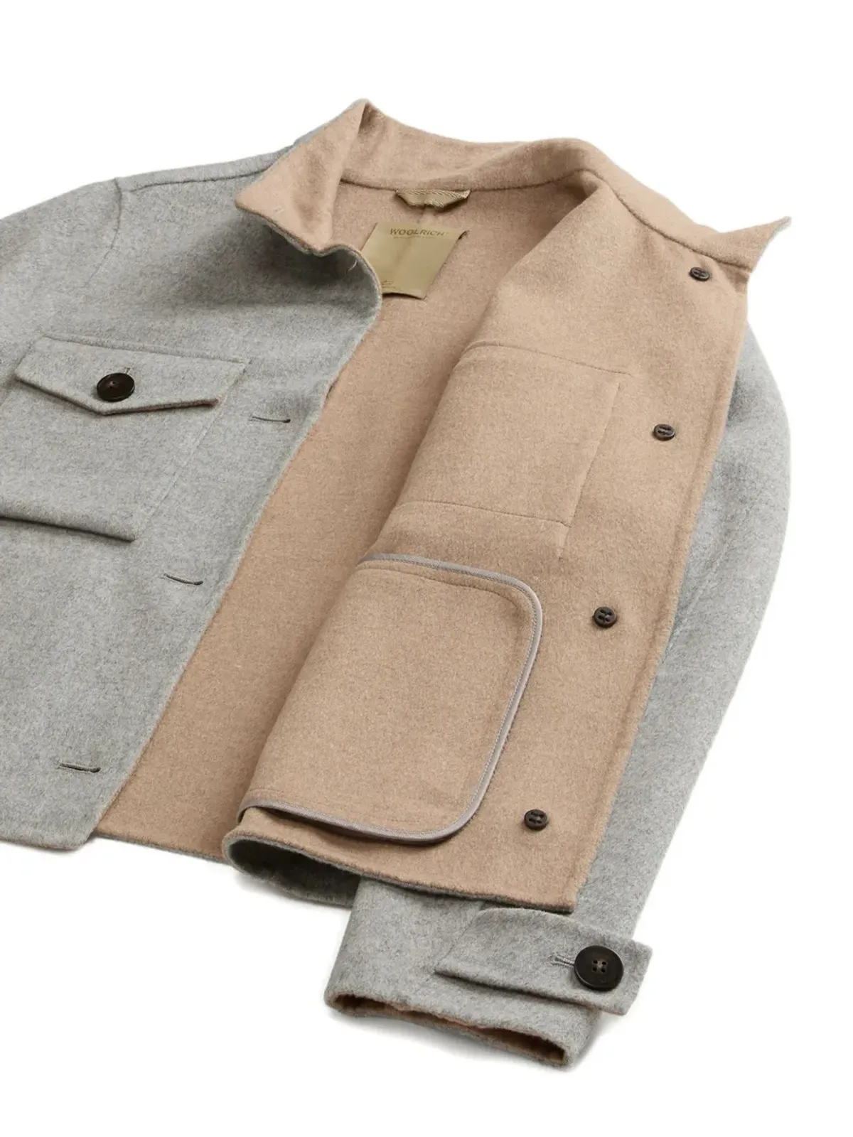 Woolrich ダブルフラップポケット長袖ジャケット - 画像5