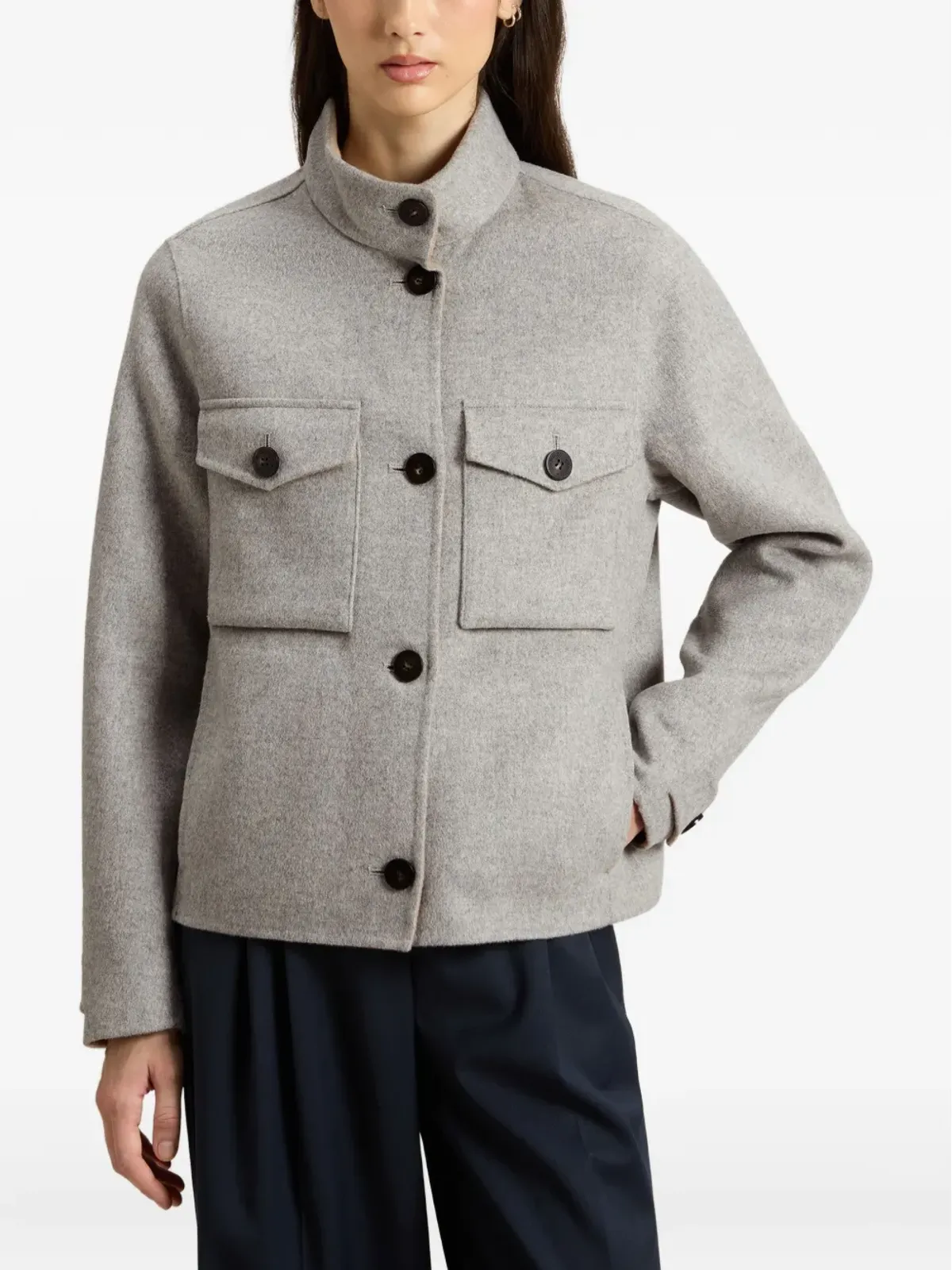 Woolrich ダブルフラップポケット長袖ジャケット - 画像3