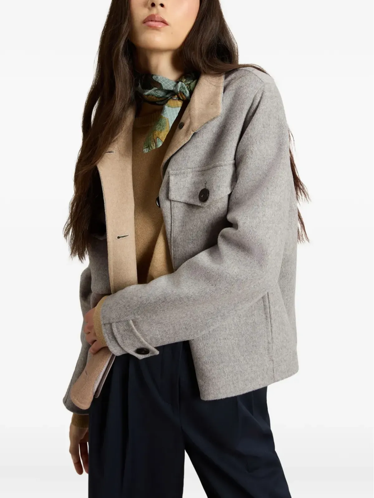 Woolrich ダブルフラップポケット長袖ジャケット - 画像4