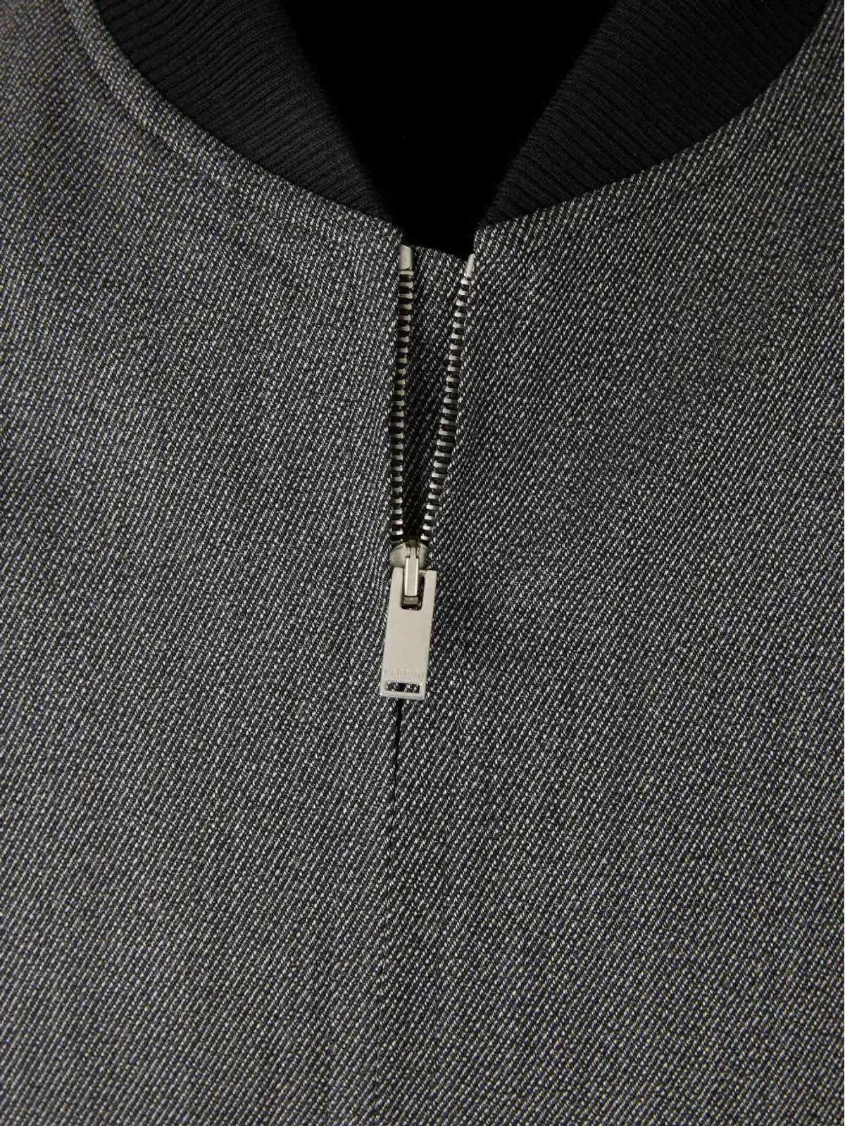 Lardini ジップフロントボンバージャケット - グレー - 画像3