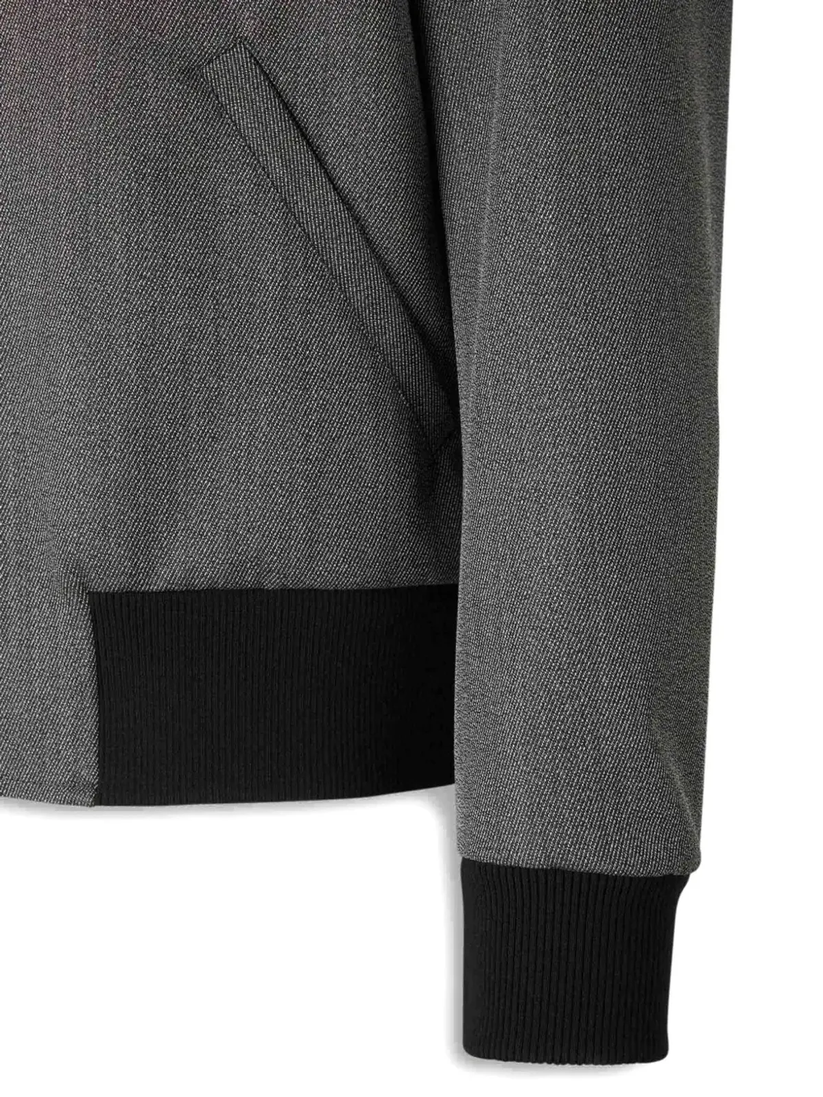 Lardini ジップフロントボンバージャケット - グレー - 画像4