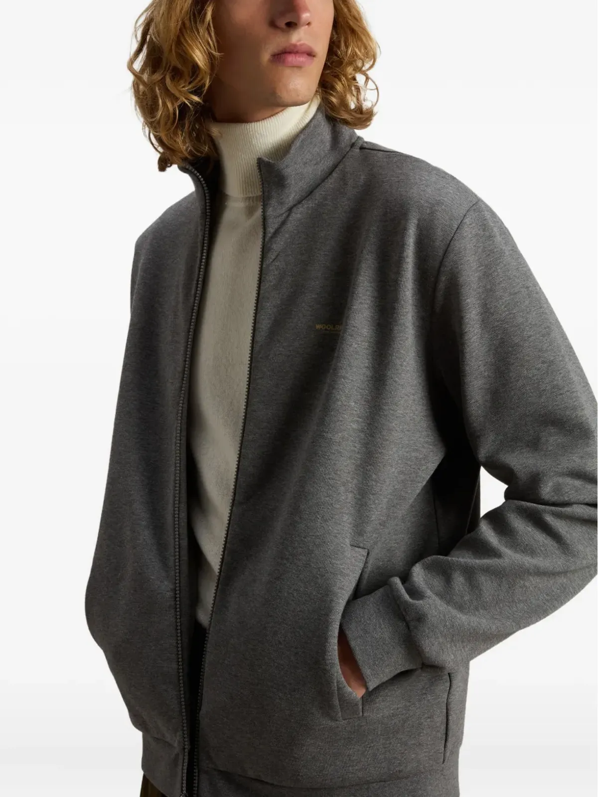 Woolrich ロゴディテール トラックトップ - 画像5