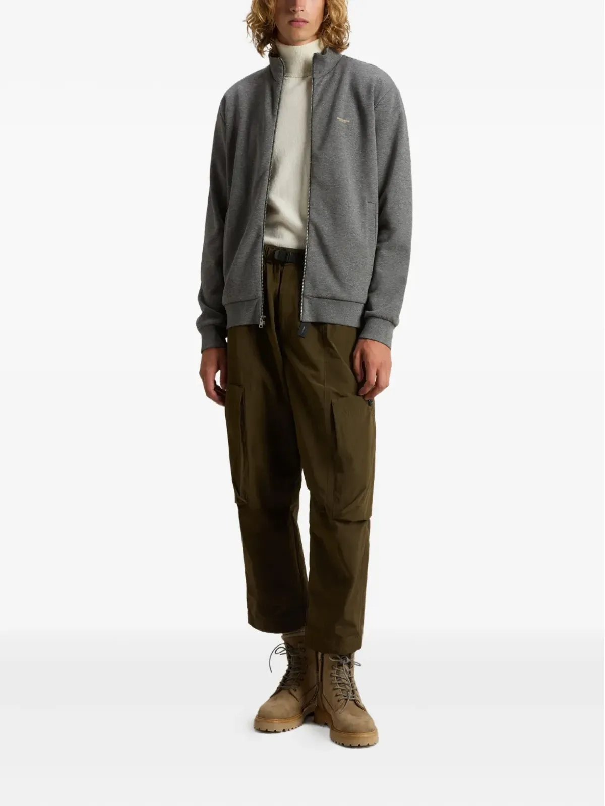 Woolrich ロゴディテール トラックトップ - 画像2