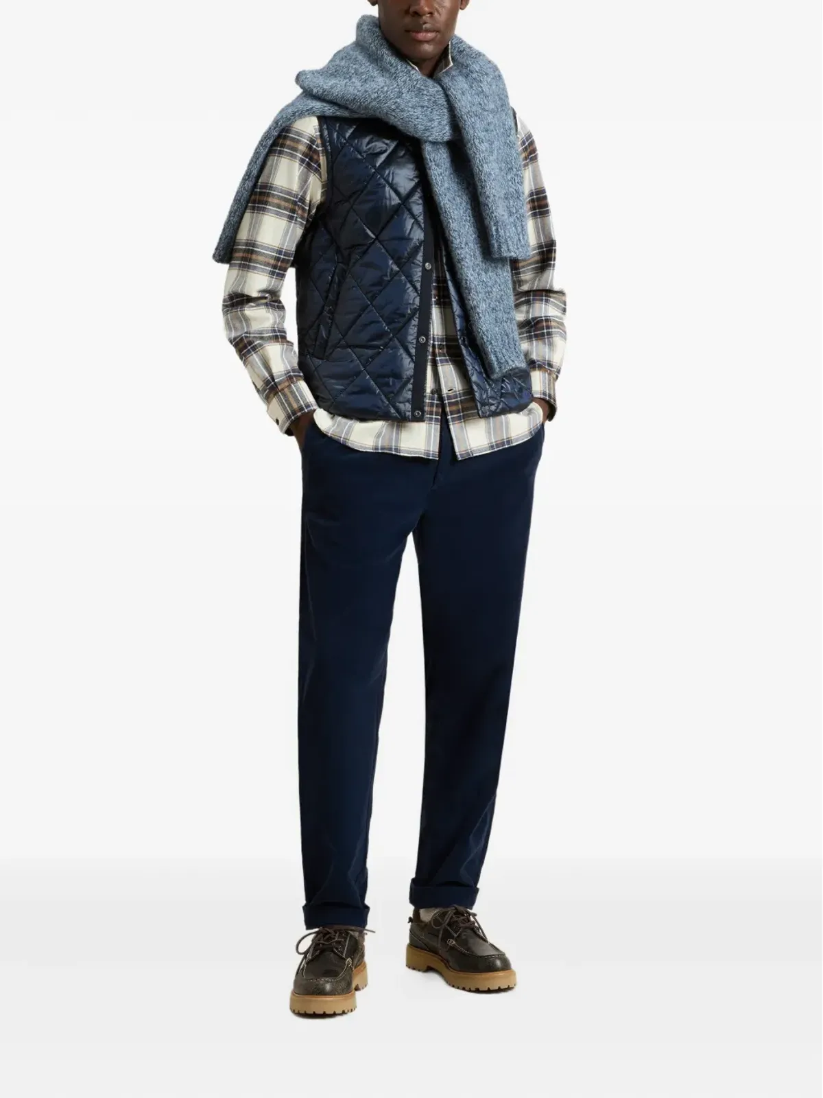 Woolrich ダイヤモンドキルティング ベスト - 画像2
