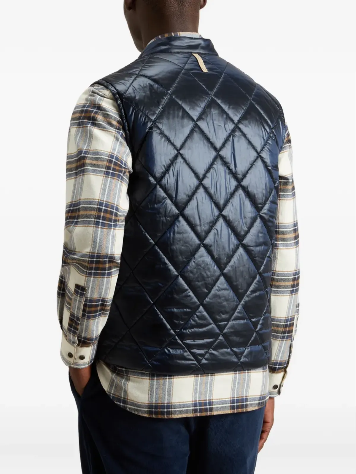Woolrich ダイヤモンドキルティング ベスト - 画像4