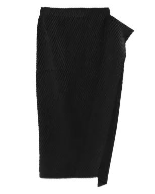 Issey Miyake ペーパーバッグプリーツ アシンメトリースカート - サムネイル1