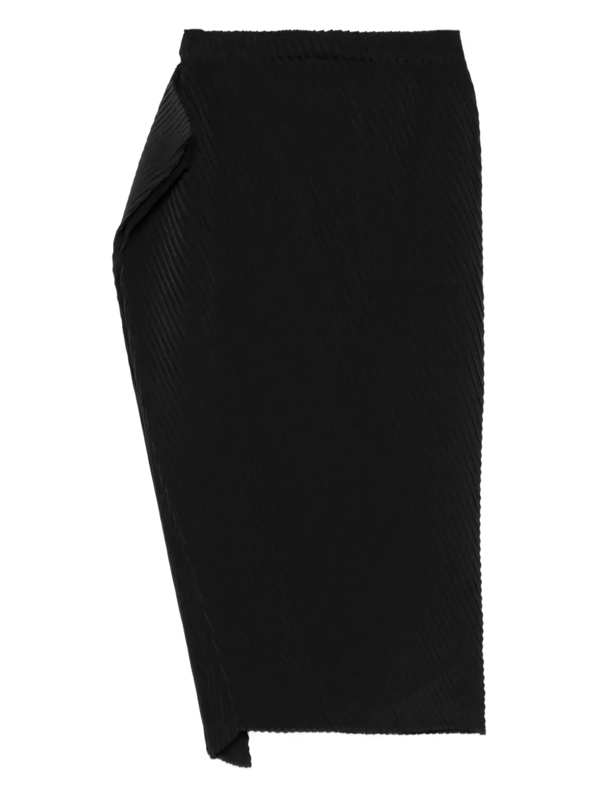 Issey Miyake ペーパーバッグプリーツ アシンメトリースカート - 画像2