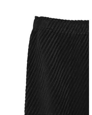 Issey Miyake ペーパーバッグプリーツ アシンメトリースカート - サムネイル3
