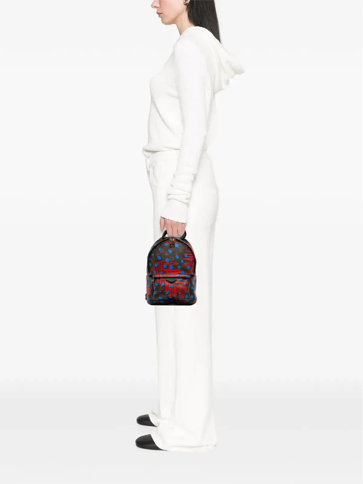 Louis Vuitton ビンテージ 2016 Monogram Jungle Dots Palm Springs バックパック - ブラウン - 画像2