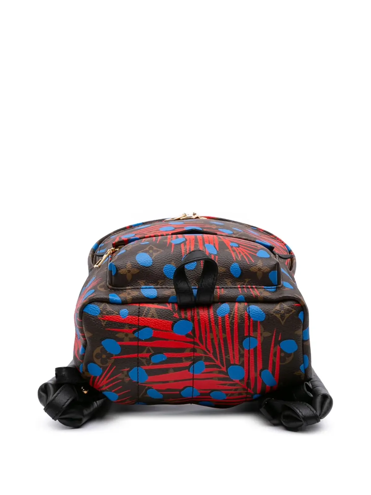 Louis Vuitton ビンテージ 2016 Monogram Jungle Dots Palm Springs バックパック - ブラウン - 画像4