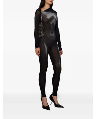 Jean Paul Gaultier アシンメトリックカラー メッシュ ジャンプスーツ - サムネイル3