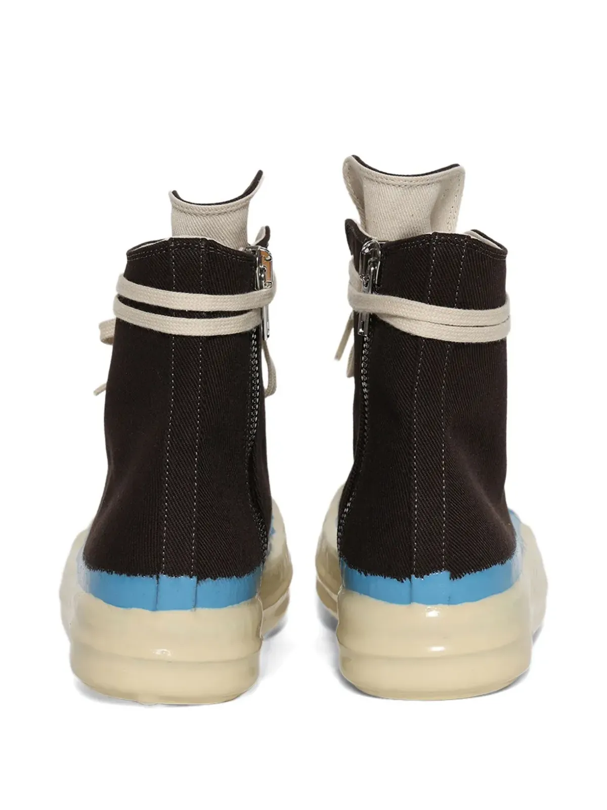 Rick Owens DRKSHDW デニム ハイトップスニーカー - 画像3