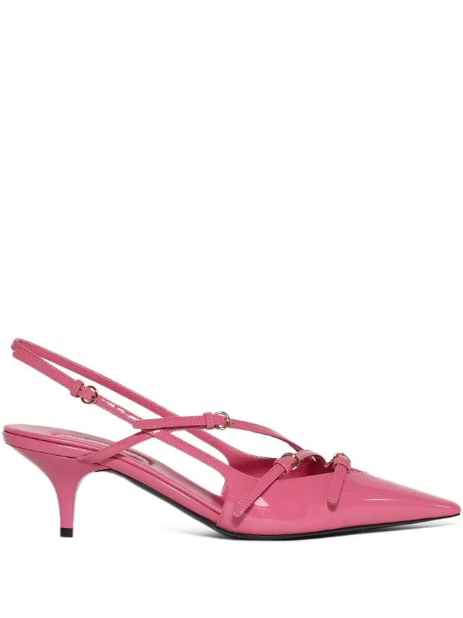 Miu Miu Miu Miu スリングバック ポインテッドトゥ サンダルの商品画像