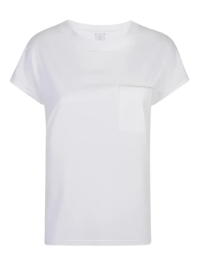 Eleventy Eleventy パッチポケット ロールドカフ Tシャツ ホワイトの商品画像