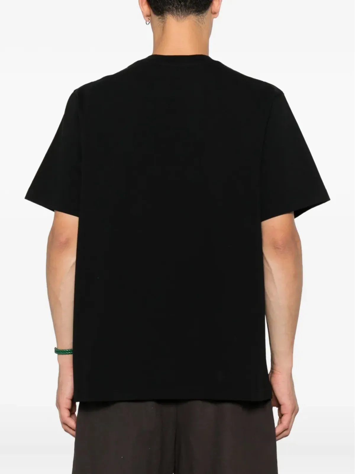 Casablanca rainbow-print T-shirt - Black - 画像3