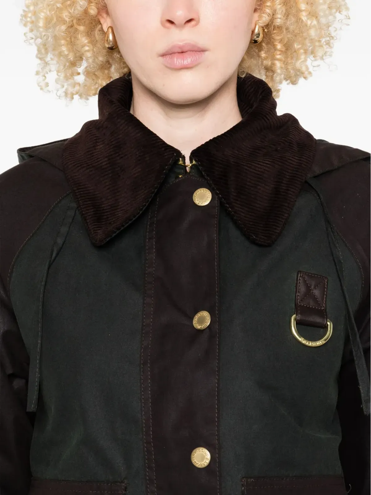 Barbour レイトン フード付きジャケット - 画像5